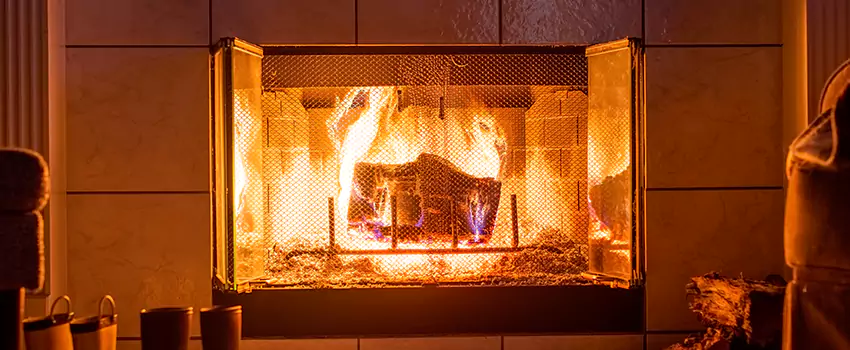 Mendota Hearth Landscape Fireplace Installation in Defiance, Ohio